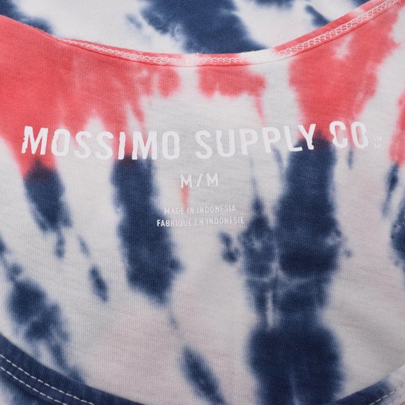 Mossimo Spiral Tie Dye Tank Top Women Medium Beach - Picture 3 of 9